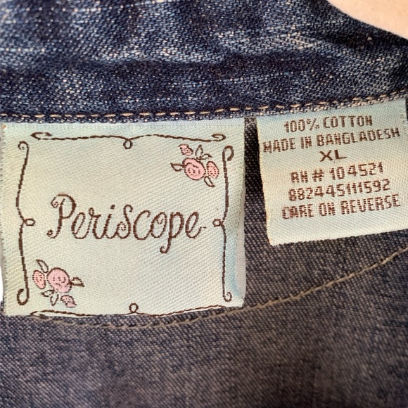 Periscope Women’s Jean Jacket XL - Picture 3 of 6